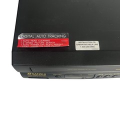 Sansui VCP1508 VHS VCR Video Cassette Player Tested Working Clean w/ Power Cord