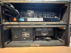 Vintage Crown IC150 Stereo Preamplifier and DC150A Poweramp/matching wood cases