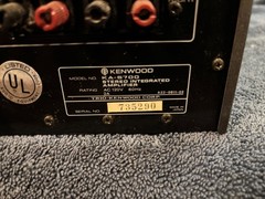 Vintage Kenwood KA-5700 Stereo Amplifier – Read! DOES NOT WORK