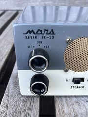 VINTAGE MARS MODEL EK-20 HAM RADIO TELEGRAPH MORSE CODE KEY ELECTRONIC KEYER