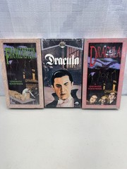 Set of 3 Sealed vintage Horror/ Monster VHS Movies