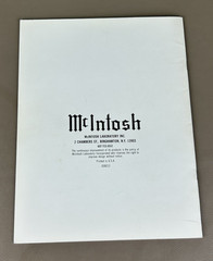 Mcintosh C32 Owners Manual D-1770