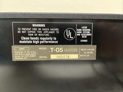BIC T-05 Stereo Cassette Deck WORKING!