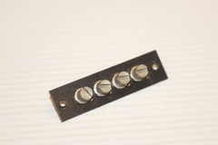 Vintage Realistic STA-80 Receiver Amp – OEM Antenna & Ground Screw Downs Board