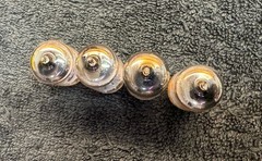 NOS NIB Matched Quad Amperex Sylvania 5814A Audio Tubes 1976