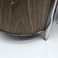 TESTED! Zenith Circle of Sound Speakers with Wood Grain / Round / Retro Omni-VTG