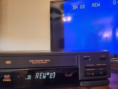 HITACHI VT-F380A VCR VHS PLAYER TESTED & WORKS **No Remote** See Pics & Video
