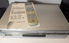 JVC HR-XVC33U DVD VCR Combo Hi-Fi VHS Recorder – w/ Remote and Manual