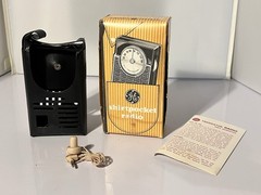 Box And Case Only For Vintage GE 1710 Transistor Radio (Black)