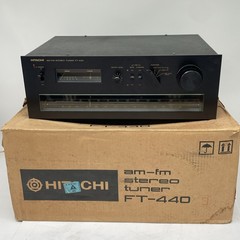 Hitachi FT-440 AM/FM Stereo Tuner Vintage Japan W/ ORIGINAL BOX PACKING RARE
