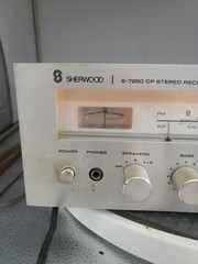 Vintage Sherwood S-7250 CP Stereo Receiver – Works -BUT NOT TUNER–Please Read: