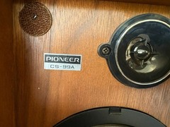 Vintage Pioneer CS-99A Speakers, 5 Way 6 Drivers 100W, Excellent Sound