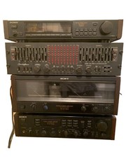 Sony Sounds craftsmen Music Playing System vintage set