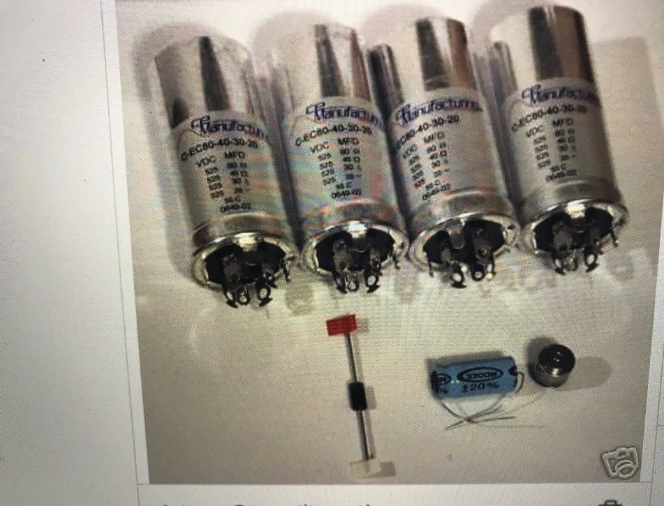 Power Supply Capacitor Restoration Kit McIntosh MC-275 MC275 Tube Amplifier