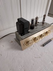 Vintage RCA Stereo Tube Amplifier Single Ended 6BQ5 Outputs