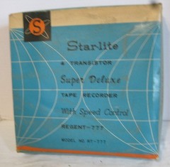 Star-Lite Super Deluxe Tape Recorder Model No. RT-777 (untested)
