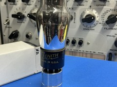 Zenith 6X5G vacuum tube – Coke Bottle Shape – Black Plate 3 Mica tube – USA