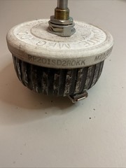 VTG Ohmite Rheostat Potentiometer Model G, RP201SD2R0KK, 6.12 Amp, 2 Ohm, 200 V