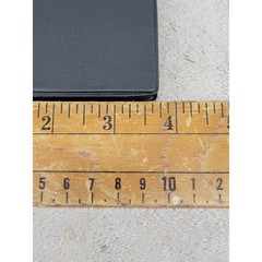 Royal Solar 40 Vintage Pocket Calculator Black Gold Folding Wallet Case Taiwan