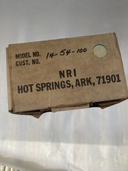 National Rejectors Model 14-54-100…,new In Box!!