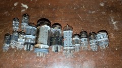 Lot of 13 Vintage Loose Vacuum Tubes 6SN7 GTA 6U10 6EA8 6C4 Untested As-Is