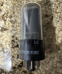 USED NATIONAL UNION 50L6 GT GRAY GLASS -TESTED good on sylvania type 220