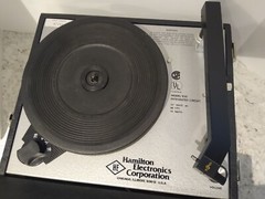 Vtg Hamilton Electronics Model 930 4 Speed Record Player Turntable WORKS!😎