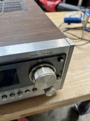 Onkyo TX-4500 Quartz Locked Stereo Receiver w/ Wood Case Made in Japan AS IS