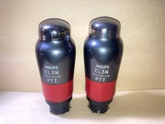 Philips EL3N Tubes, Matched Pair, NOS/NIB