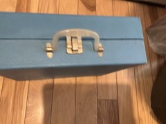 Vintage Imperial Party-Time Model 100 Record Player Blue Tested Spins 33/45