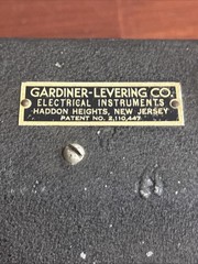 Gardner Leveling Electrical Instruments Morse Code Keyer Tapper***Untested