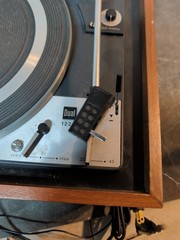 Dual 1226 & 1246 Automatic Turntable Parts Lot w/ United Audio Cabinet Tonebar