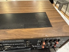 Vintage Nikko 5055 Stereo Receiver Silver Face Works Missing Buttons Part Repair