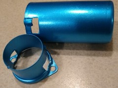 2PCS BLUE Vacuum Tube Shield For 12AX7