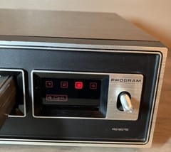Vintage Sanyo 2/4 channel stereo 8 track tape player works Rd8010