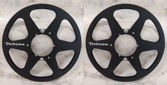 One Pair 10.5” Gold Technics Tape reel High Quality Aluminum Take Up Reel