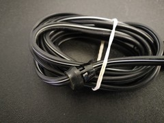 Yamaha RX-500U Replacement Power Cable With Chassis Grommet Used Good Condition