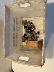 Lot of 10+ Vintage Radio TV Various Sizes & Brands Vacuum Tubes 12au7