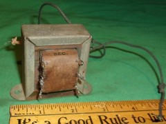 Universal Push-Pull Output Transformer 8760A4 for Small Radio Amp Good Windings!