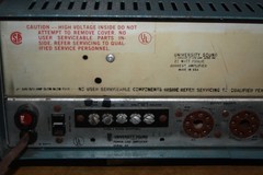 Vintage University Sound T-20 Power Line PA Amplifier – Powers Up – Lights Up