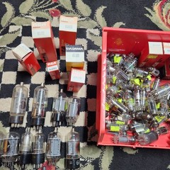 Assorted Vintage Electronic Vacuum Tubes Lot of Various Brands RCA Electron Tube