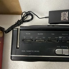 VTG Panasonic Boombox RX-F11 Double Cassette Player FM/AM Radio Tested Working