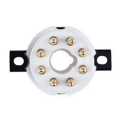 1pcs Amptata 8pin Tube Socket Octal Gold EL34 6SN7 KT88 5U4G 274B 6L6 5AR4 6V6