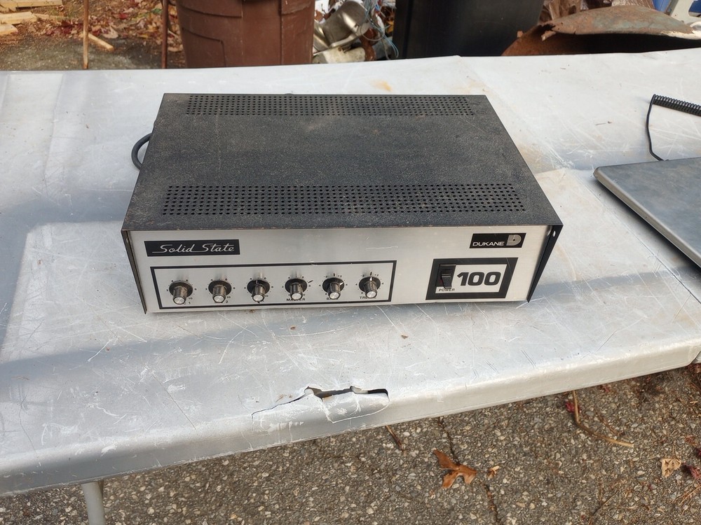 Dukane 100 Solid State Pa Amplifier