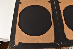 Pair “The Larger Advent” Loudspeaker Grills -New Grill Cloth-