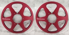 One Pair 10.5” Gold Technics Tape reel High Quality Aluminum Take Up Reel