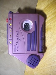 Tiger Deluxe Talkgirl Cassette Player Recorder Home Alone 2. Needs Help! As Is