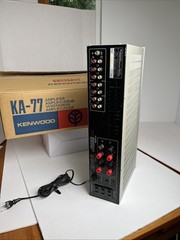 Vintage KENWOOD KA-77 Integrated Stereo Amplifier Original Box WORKS SEE VIDEO!
