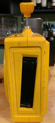 1970’s Panasonic Dynamite Plunger Portable Yellow 8 Track Player No Cord RQ-830S