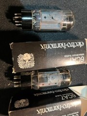 Lot of 3 Electro-Harmonix 6CA7 Electon Tubes Russia